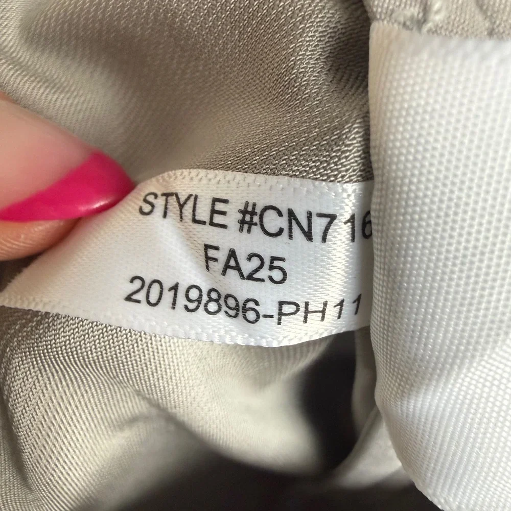 J. Crew Silver Cosmo Pull On Pant Luster Charmeuse Relaxed Fit Satin Medium Tall